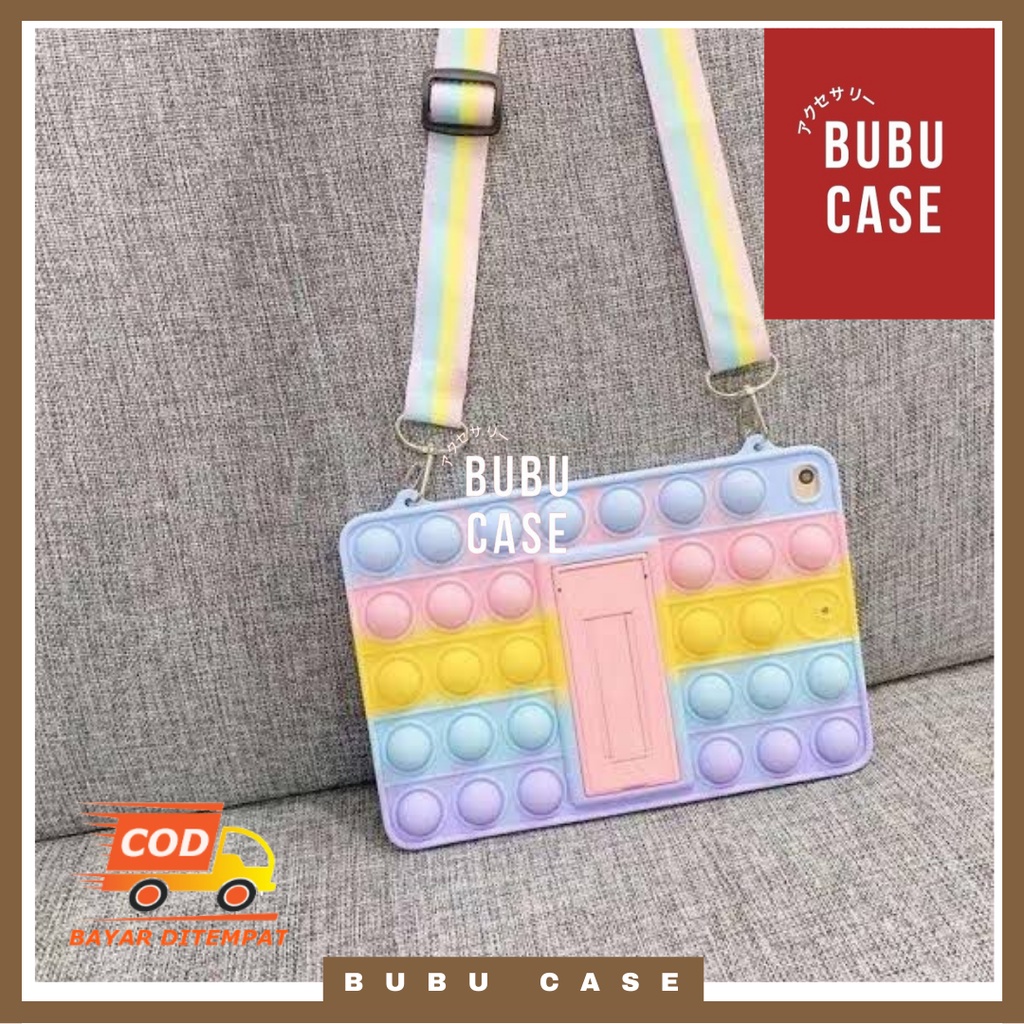 Casing Bubble Pop IT Popit Case Ipad Mini 1 2 3 4 5 2017 2018 2019 air pro 11 2020 10,5 Tab T295 / T