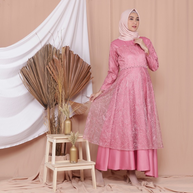 GAUN ZELINE / GAUN PESTA / GAUN KONDANGAN / GAMIS PESTA