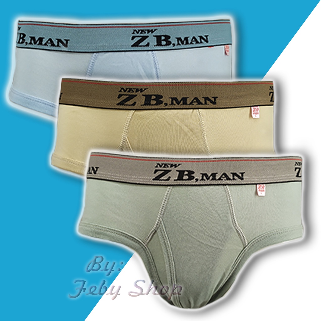 Celana Dalam Pria ZB MAN Karet Boxer - CD Pria ZB MAN Murah Berkualitas