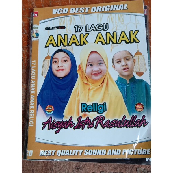 Kaset Vcd 17 lagu anak- anak religi