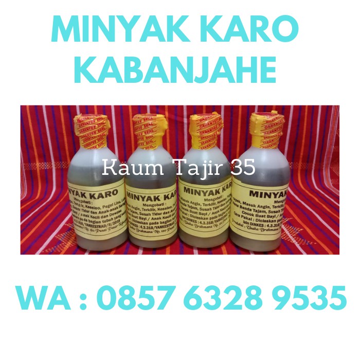 

(COD) MINYAK KARO ASLI KABANJAHE 200 ML