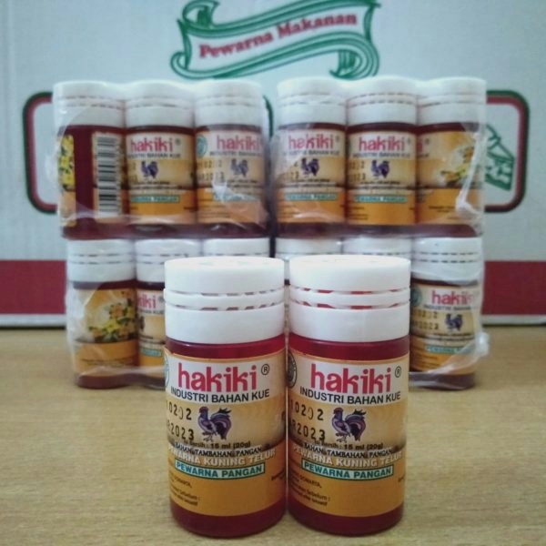 

Hakiki Pewarna Kuning Telur 15ml Sumbo Pewarna Makanan Bahan Tambahan Pangan