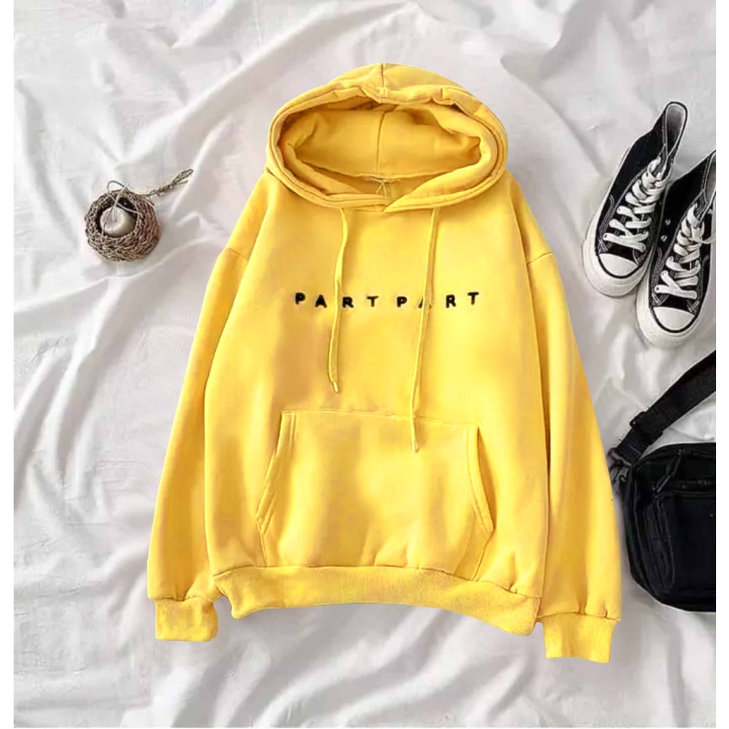 FenishaStore Sweater Hoodie Wanita Kekinian PART PART Size M-L-XL-XXL