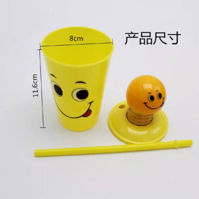 Gelas Emoticon/ gelas emoji/mug tempat minum lucu