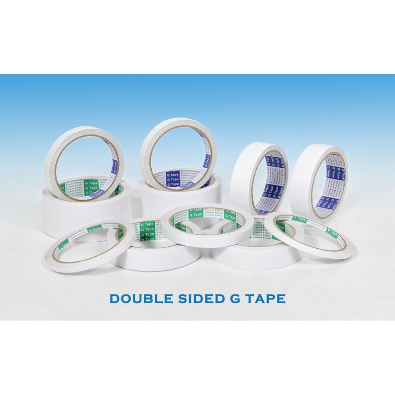 

Double Tape Ukuran 1 Inch Merk G-Tape