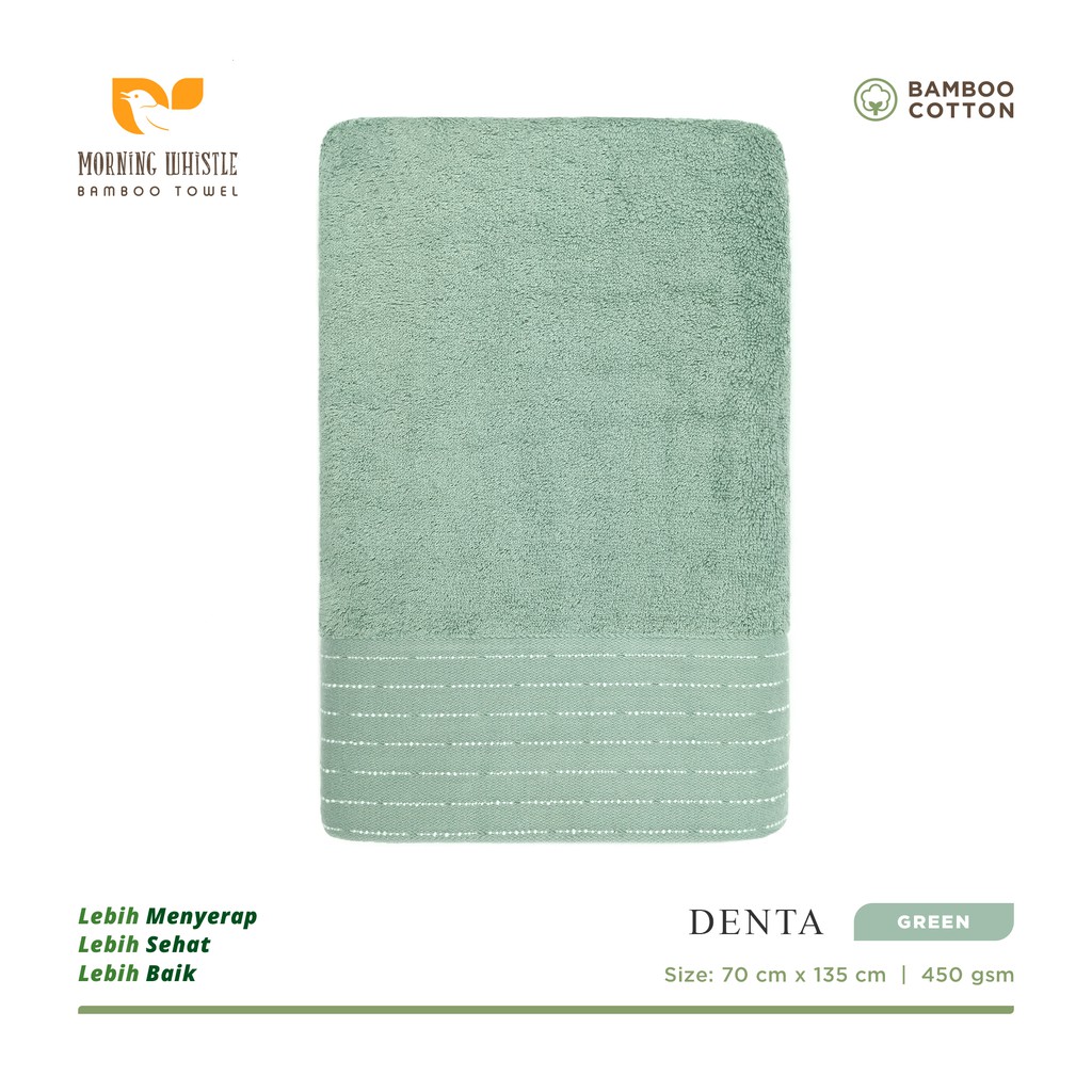 ORIGINAL | Terry Palmer Morning Whistle Bamboo Denta Handuk Mandi Dewasa 70 x 135 cm