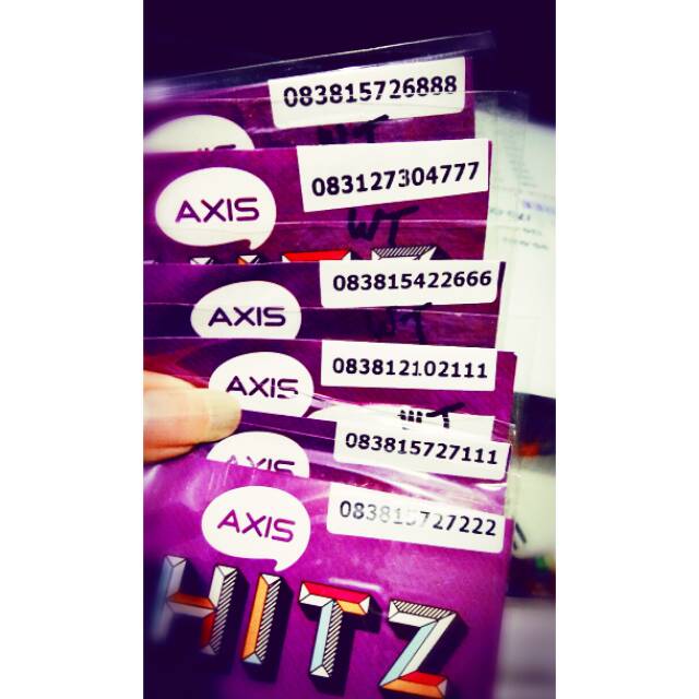 axis triple/nomer cantik axis/ axis ekor triple