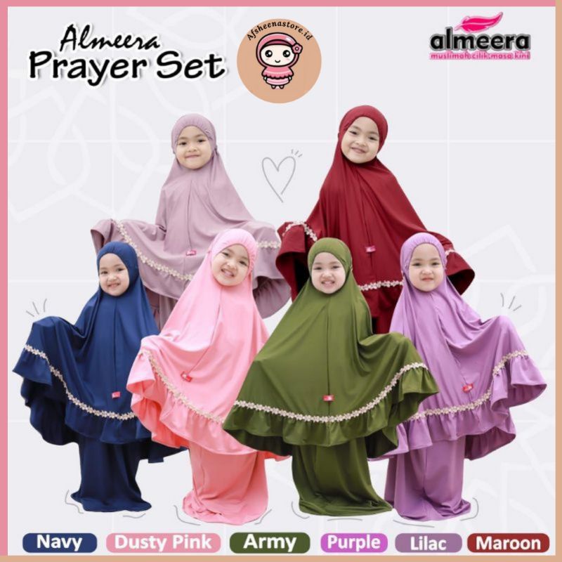 Afsheenastore Mukena Almeera Prayer Set