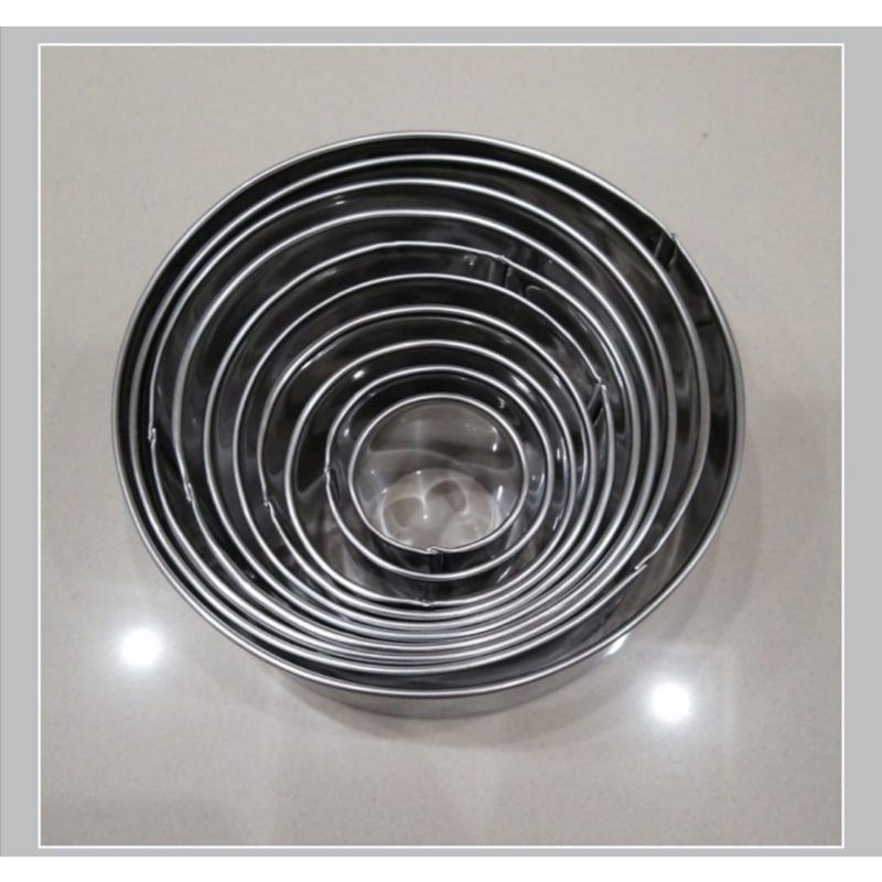 Ring Cutter Roti/Ring Cutter Bulat Set 10pcs