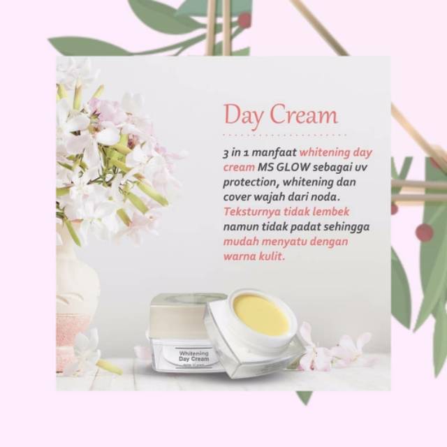 Day Cream MS Glow / Krim siang MS Glow