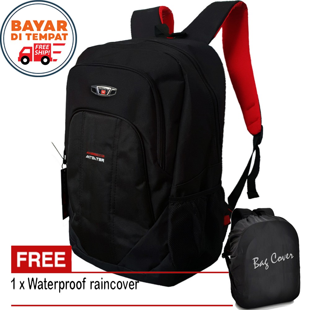 SHOPEE 7.7 BOMBASTIS SALE!! POLO Tas Ransel Pria Backpack Laptop Tas POLO Bahan Waterproof Original + Raincoat