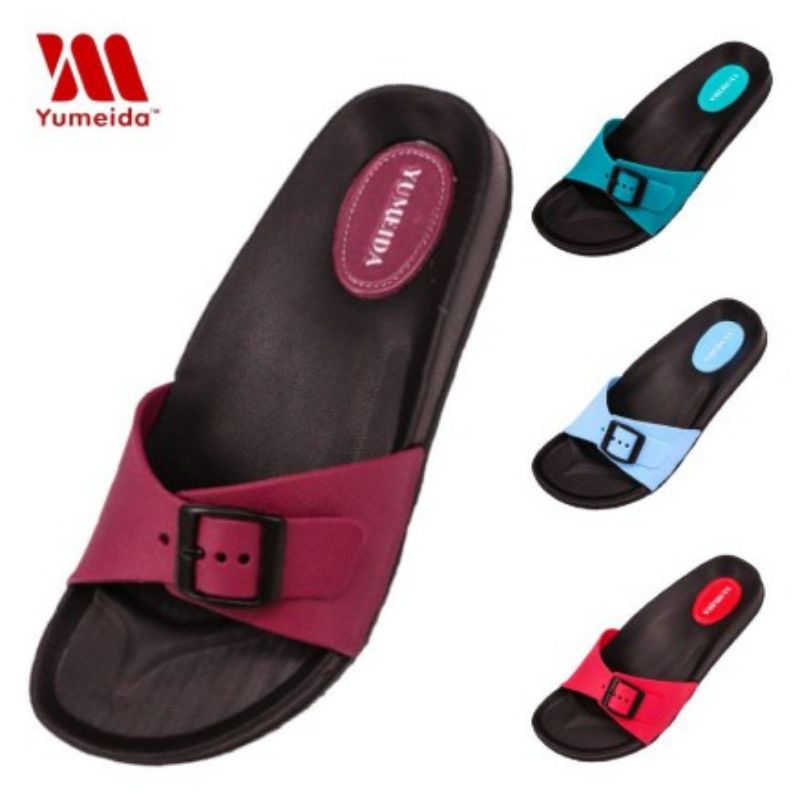 (COD) Sandal Selop Karet Wanita Yumeida 9061