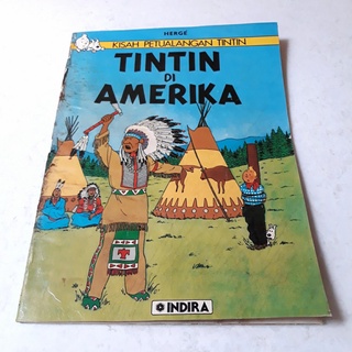 Komik Tintin di Amerika Indira 1992