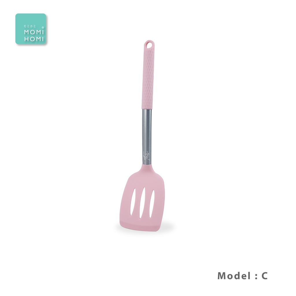 PAPIKA Alat Masak Silicone 03 Cooking Utensil / Spatula Silicon / Utensile Tahan Panas / Sutil Silicon / Sodet Silikon Kitchen Tool / Alat Masak Silikon Anti Lengket Food Grade Capitan Jepitan Kue Gorengan Kitchen Silicon Utensile Set Cookware BPA FREE