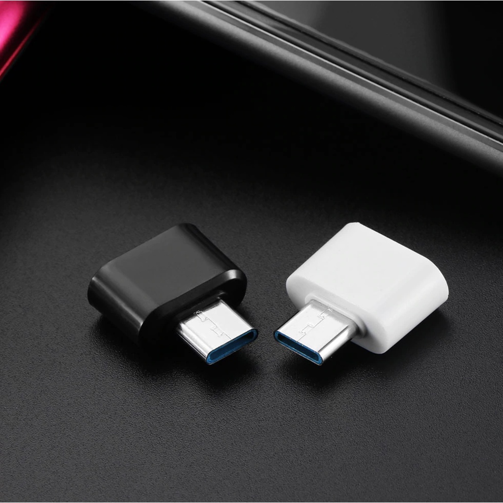 Adapter OTG Micro USB Tipe C Male Ke USB Female Untuk Smartphone Android