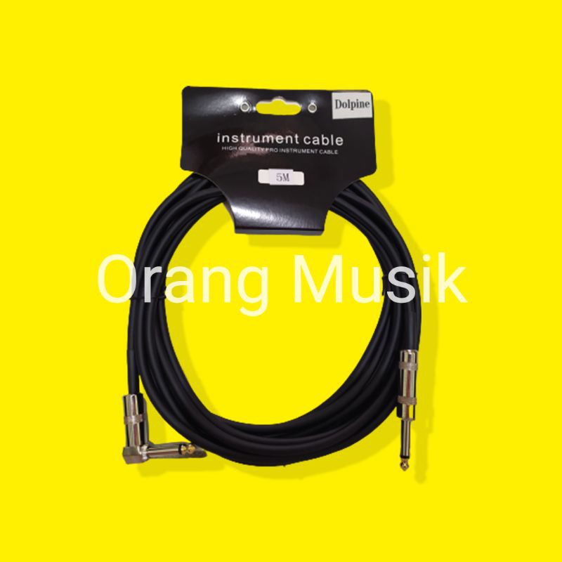 Kabel Jack 5 Meter - Kabel Jack Gitar Drum Elektrik Keyboard Bass 5m