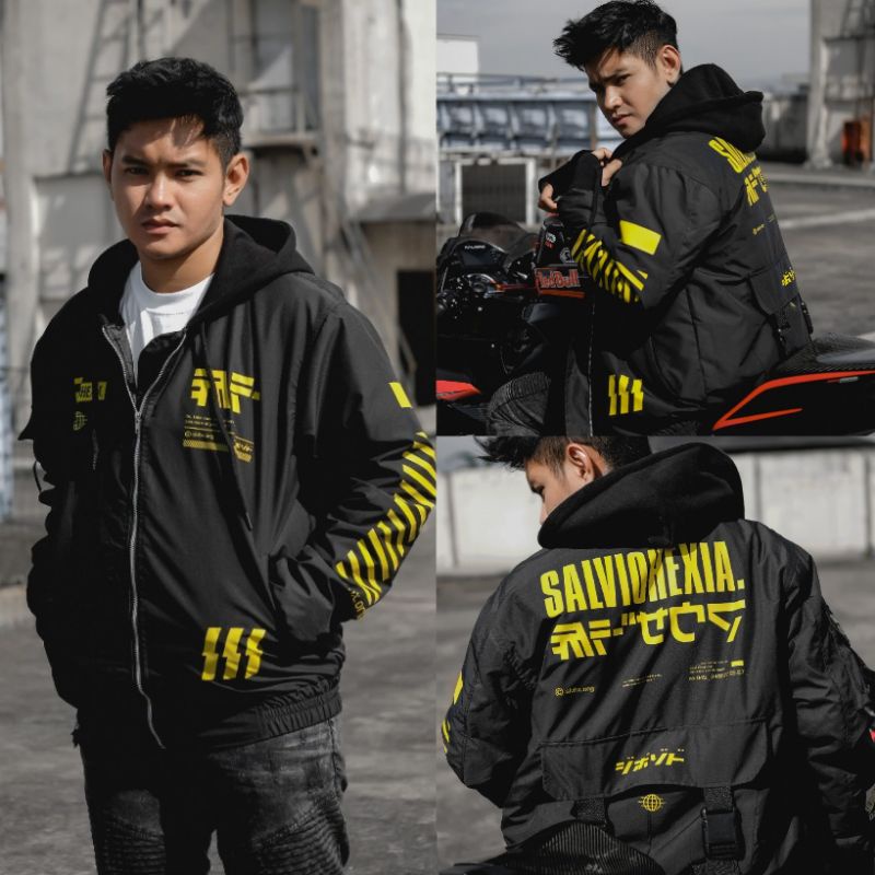 Jaket Pria ~ Jaket Bomber Hoodie Cyber Salvio Hexia Terbaru ( free sticker) - Jaket Motor - Jaket Outdoor - Jaket Anti  Air - Jaket Tebal - Jaket  Cowok - Jaket Cewek - Jaket windbreakers - Jaket Hoddie - Jaket Parasut pria - Jacket