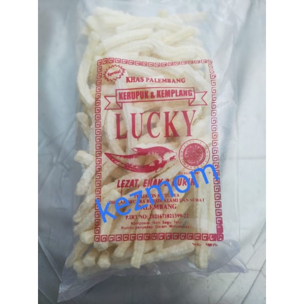 Kerupuk Palembang Akar Super Merk Lucky - 250 Gram