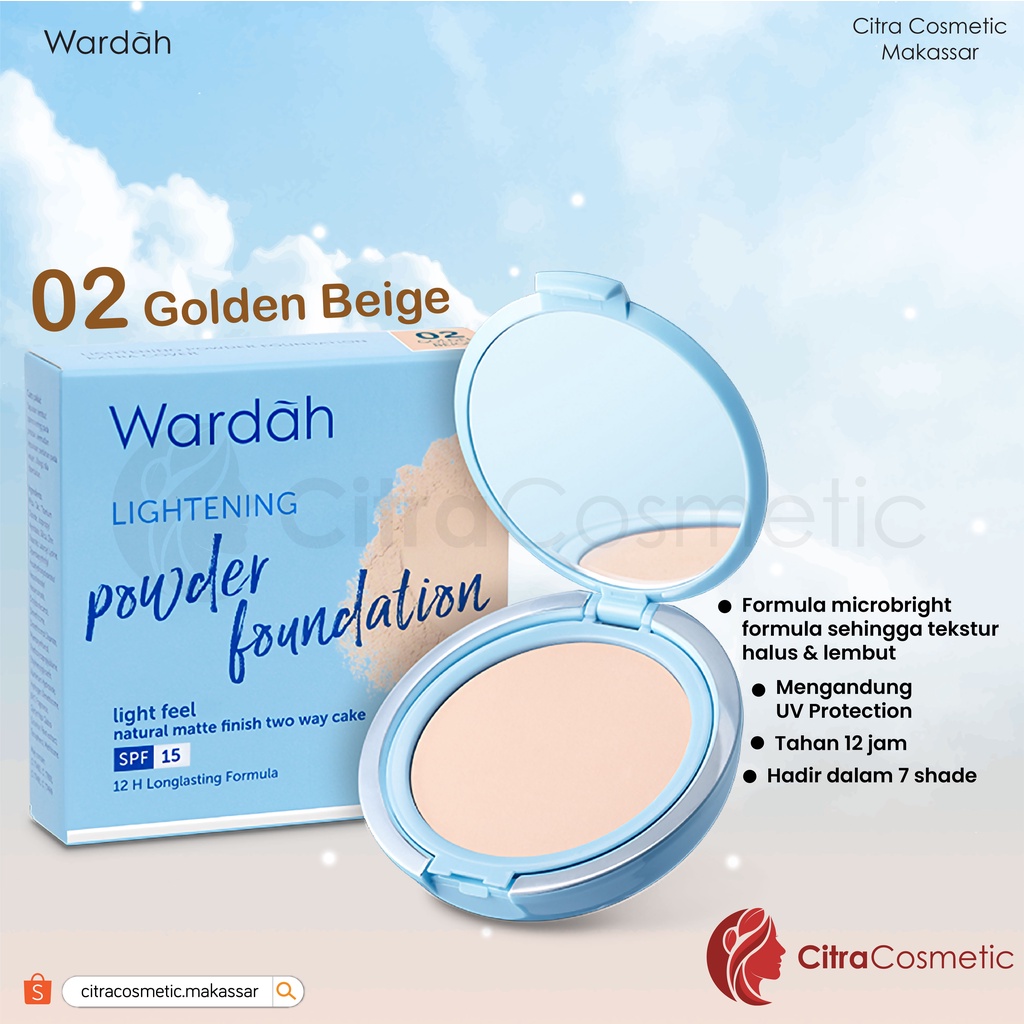 Wardah Lightening Powder Foundation Light Feel