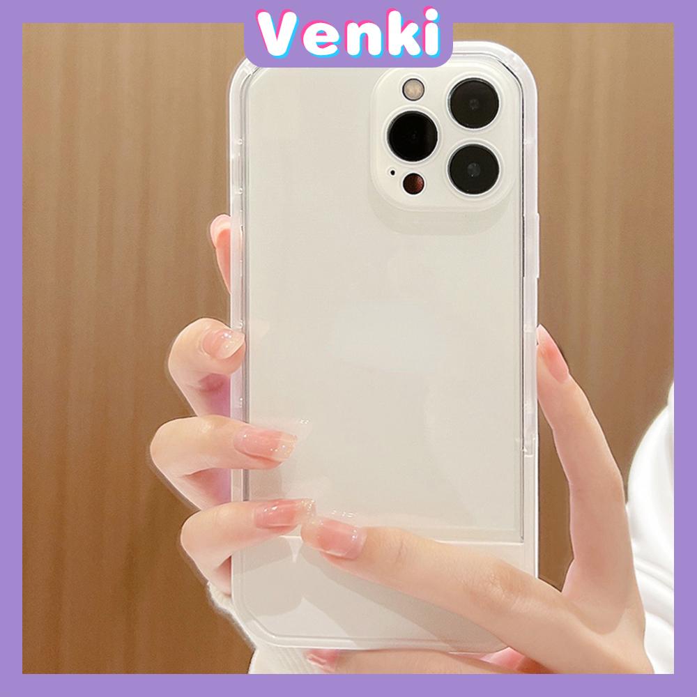 iPhone Case Silicone Soft Cover Folding Stand Clear Candy Color Airbag Shockproof Camera Cover Protection Compatible For iPhone 11 iPhone 13 Pro Max iPhone 12 Pro Max iPhone 7 Plus