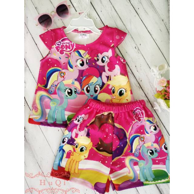 Setelan anak little pony