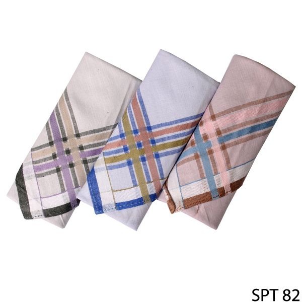 Sapu Tangan Katun Isi 3Pcs Katun Multi Color – SPT 82