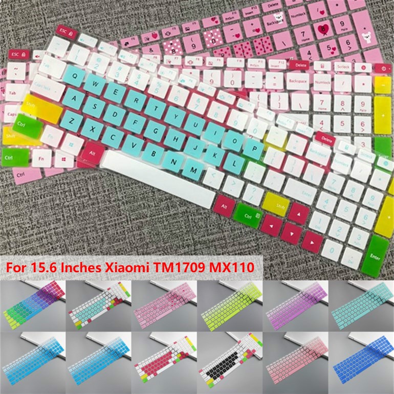 For 15.6 Inches Xiaomi TM1709 MX110 Soft Ultra-thin Silicone Laptop Keyboard Cover Protector