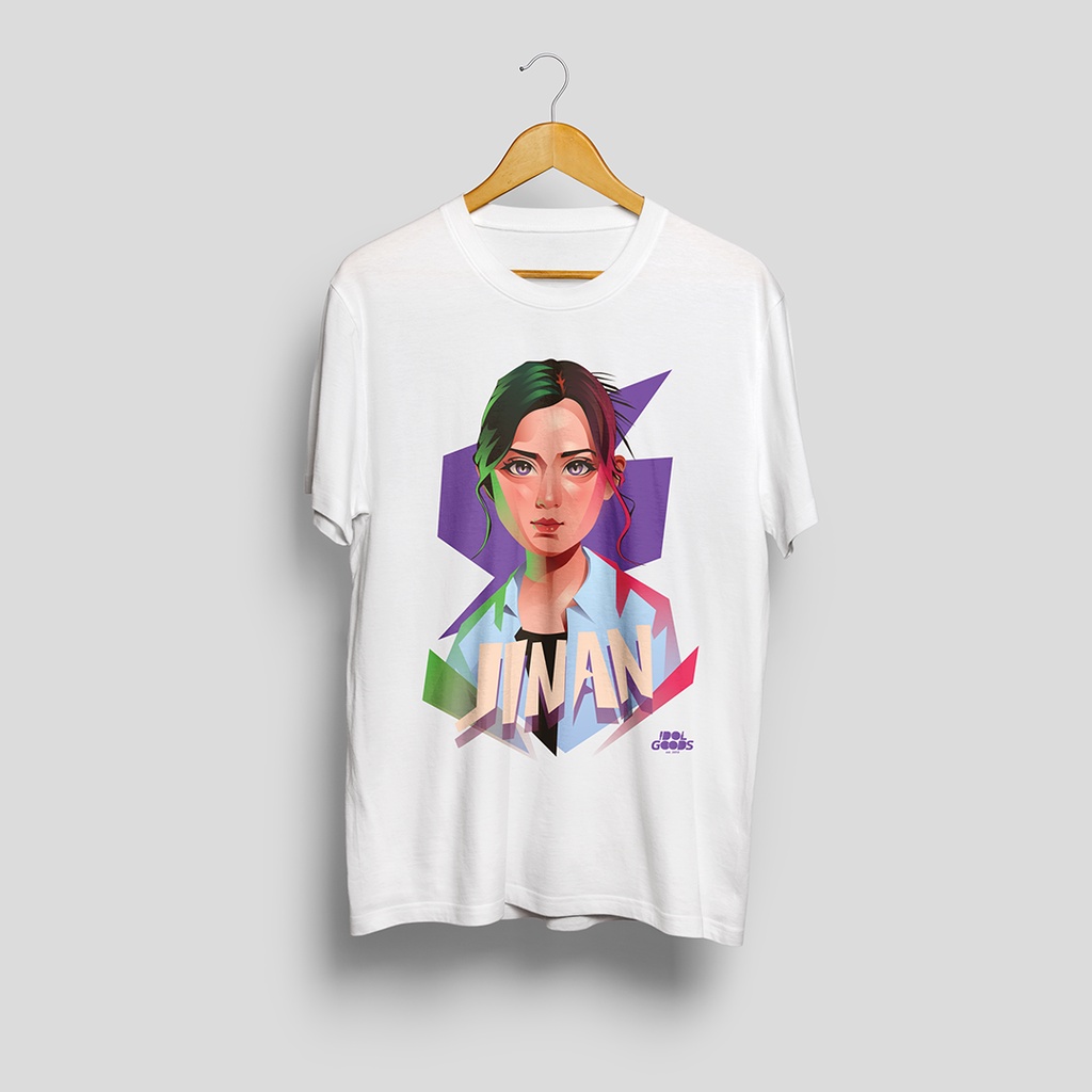 T Shirt 9 Senbatsu Special - JINAN - Black - White - JKT48