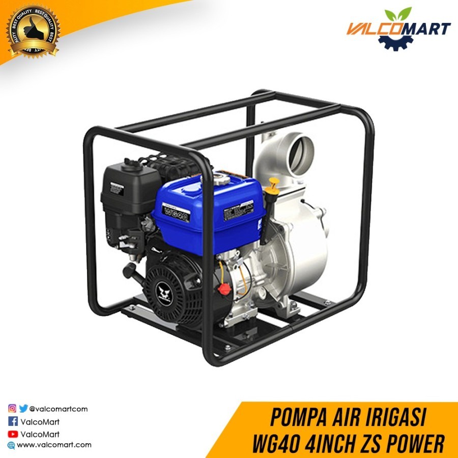 Pompa Air Alkon WG40 4inch ZS Power Gasoline Waterpump