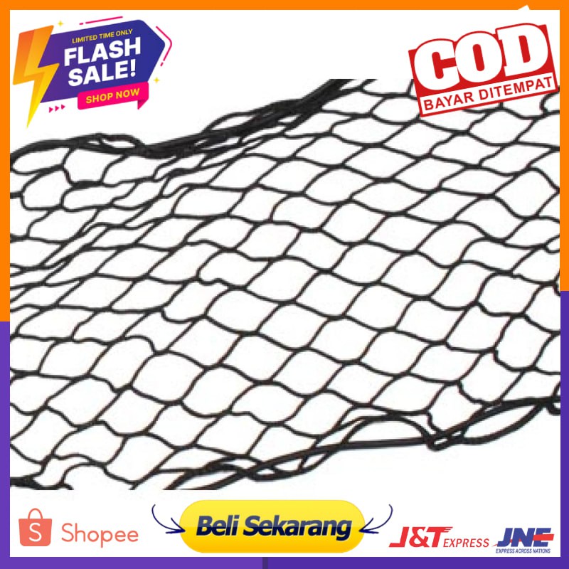 MALUOKASA Car Trunk Cargo Net Luggage Mesh Net 102cm x 38cm - QM4051