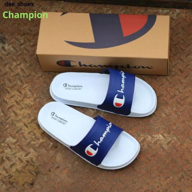 Sandal Selop Champion Wanita Pria, Sendal Slide Pria Wanita ,Sandal Kokop