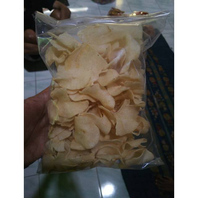 

Kripik tela asin