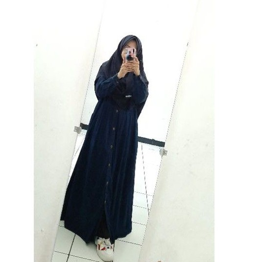 gamis jeans jumbo ld 120-130