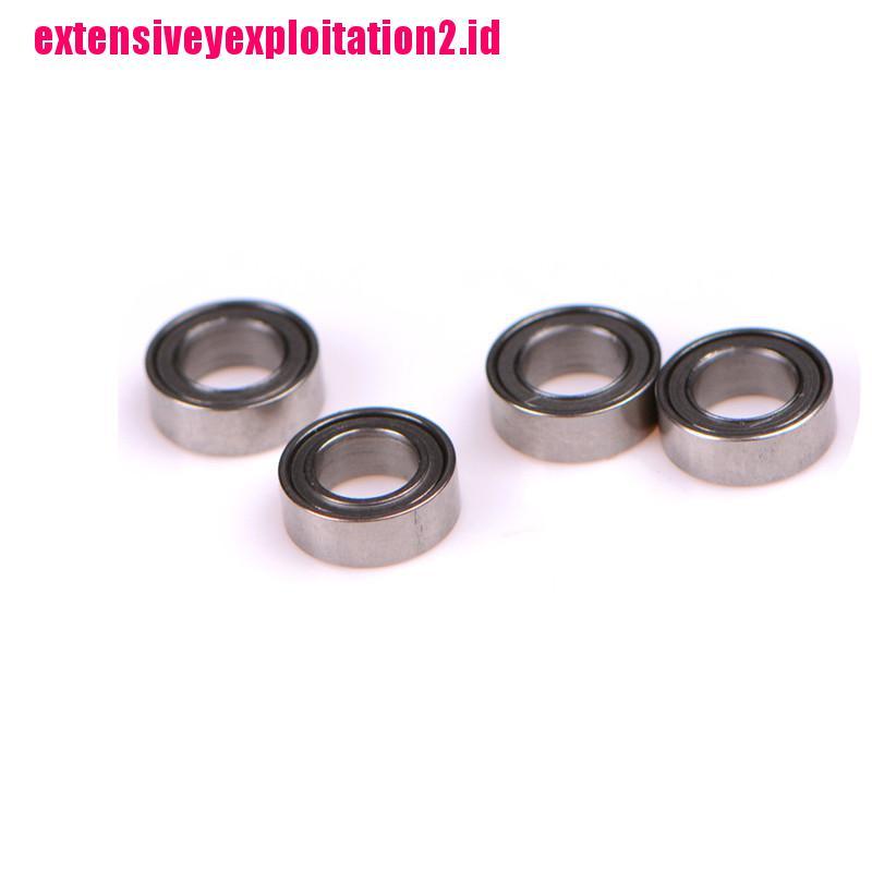 4pcs ball bearing MR74ZZ MR74ZZ 4x7 X 2.5 4x7 X 2.5mm Bahan metal shield