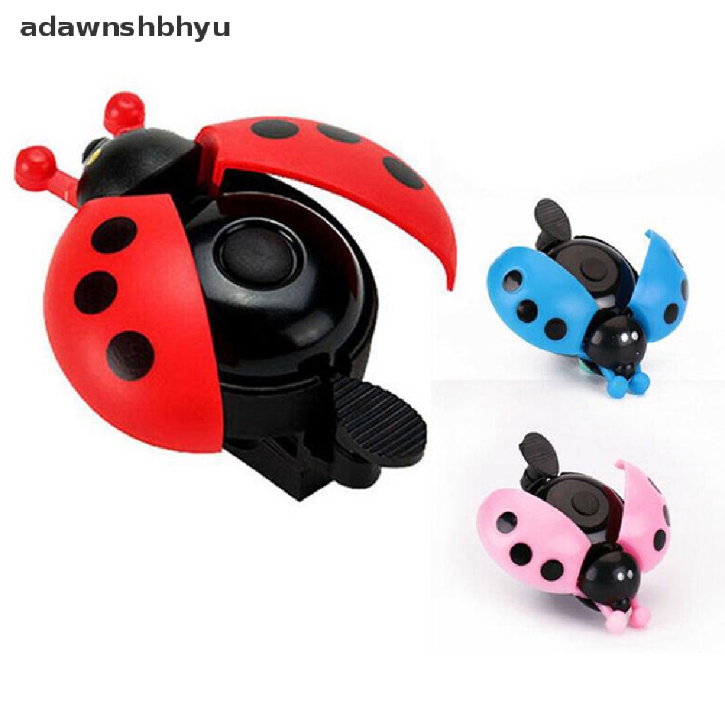 Adawnshbhyu 1Pc Sepeda Ladybug Bell Kartun Bersepeda Bell Indah Anak Sepeda Naik Alarm Tanduk