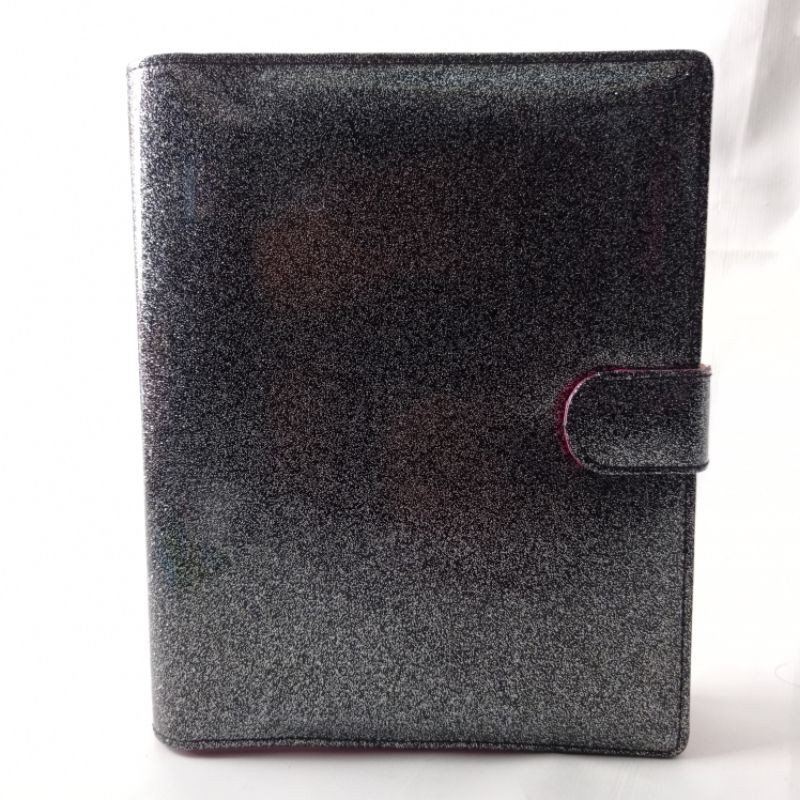 

BINDER GLITER BLACK + FREE KERTAS