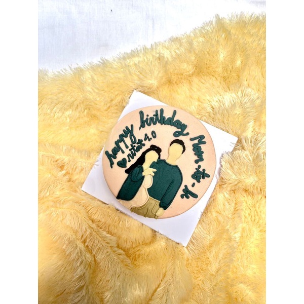 

Custom Kue Ulang gamar orang 1-4 Tahun Birthday Cake Kue Tart Fondant Korean Cake Korean Bento Cake