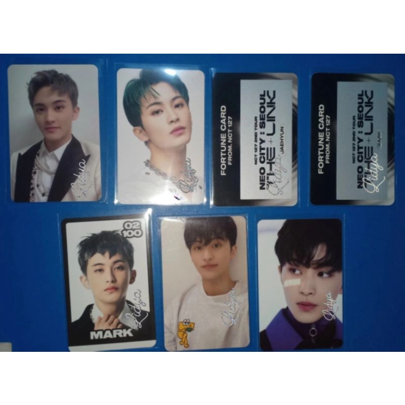 

[Photocard official] Mark Bene ygm glimo (jas putih),Fortune Card Mark konsep A, stratch Mark,stratch jaehyun