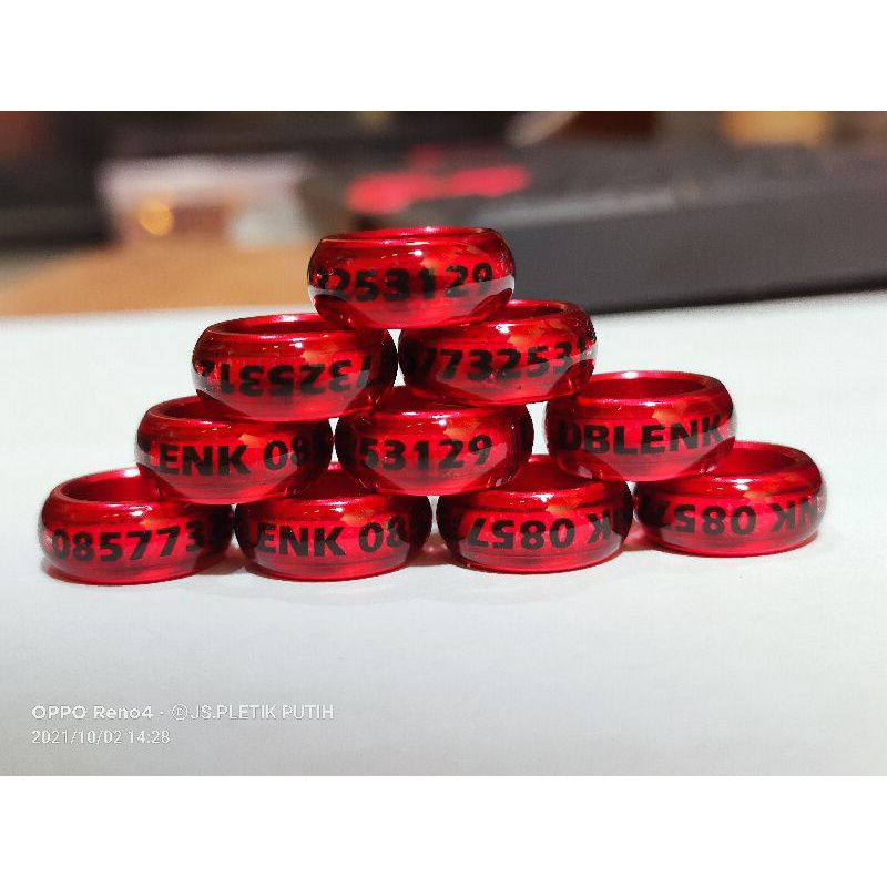 Ring burung merpati donat