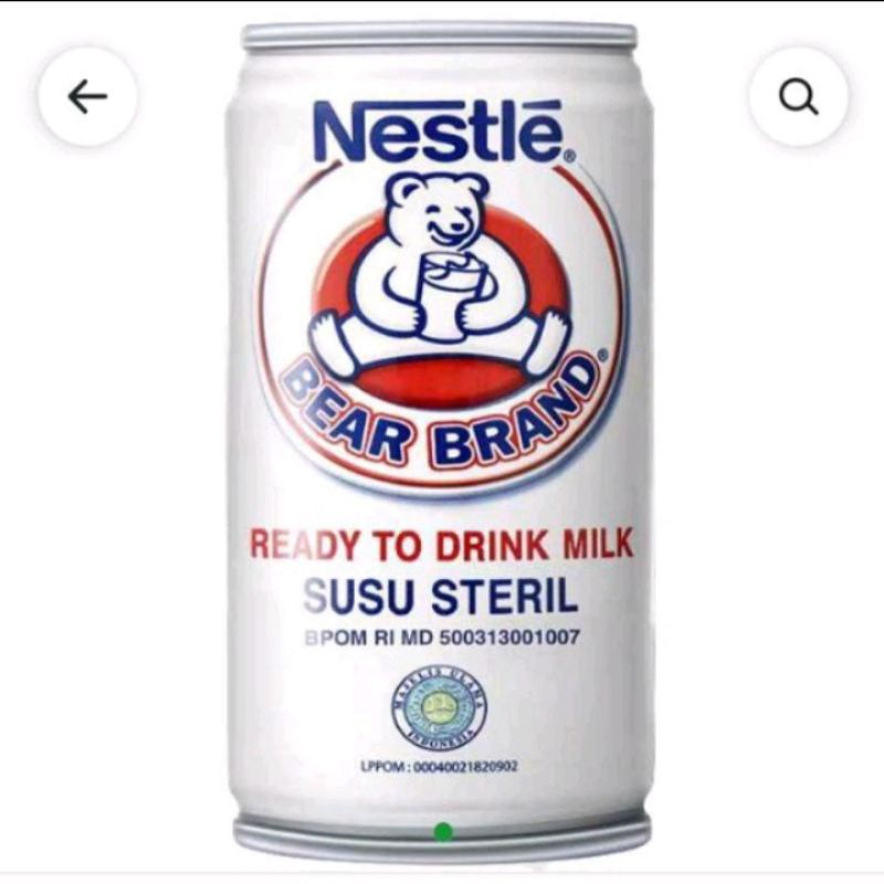 

Nestle SUSU BEAR BRAND ORIGINAL 189ml