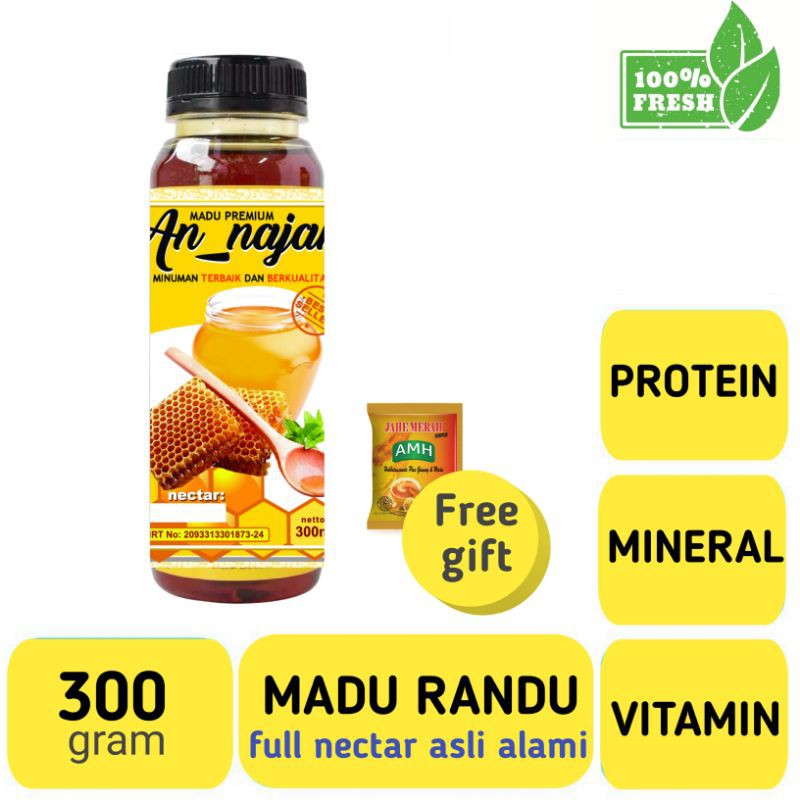 MADU MURNI 100% premium ✅ AKASIA CARVA kadar air 20%