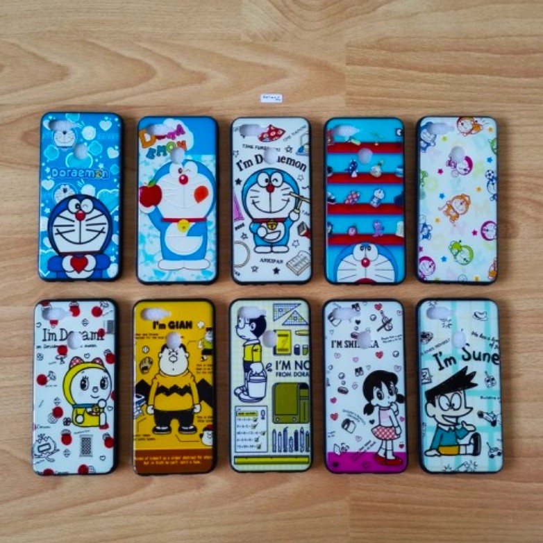 Casing Oppo F9 CPH1823 Fuze case gambar Doraemon Oppo F9 pro CPH1825