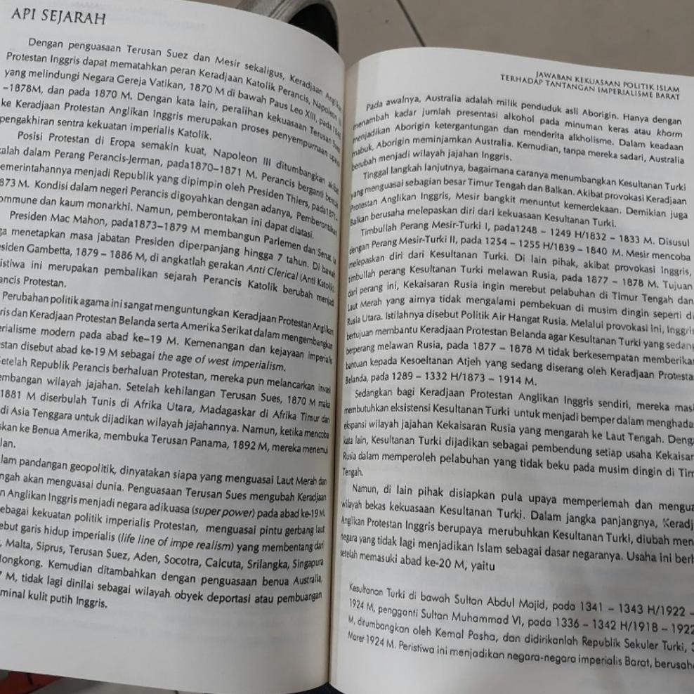 Paling Murah Sepaket Buku Api Sejarah Ahmad Mansur Suryanegara Jilid 1 Dan 2 Hard Cover 2Buku