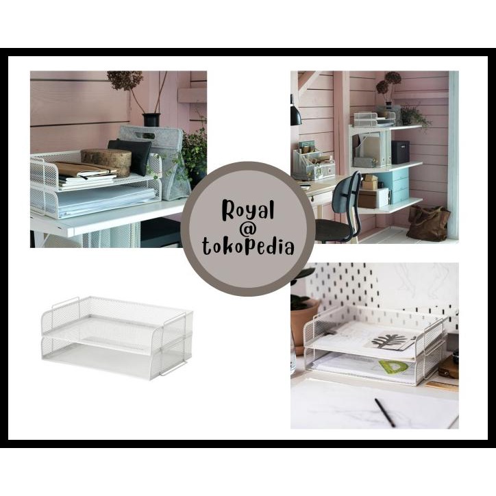 

BEST SELLER !!! IKDRONJONS TEMPAT PENYIMPANAN SURAT FILE KERTAS WHITE LETTER TRAY TERLARIS