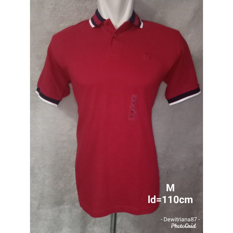 Nevada kaos kerah pria