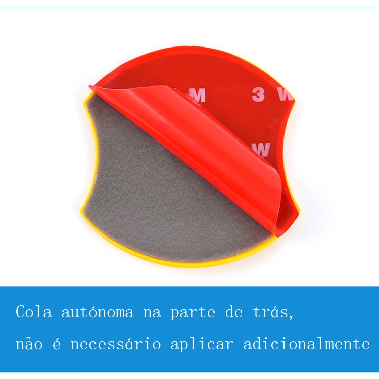 Stiker Hias Pintu Mobil Stiker Pelindung Gagang film Pelindung Kartun Lucu Universal door bowl stickers Anti-Tabrakan strip Permukaan Cat Anti Gores