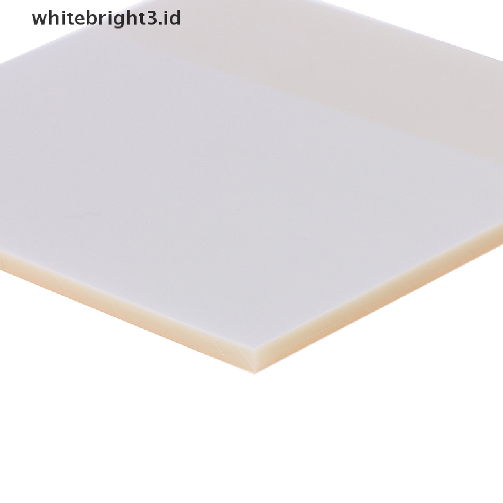 (whitebright3.id) 50 Lembar Kertas Memo Sticky Note Transparan Anti Air