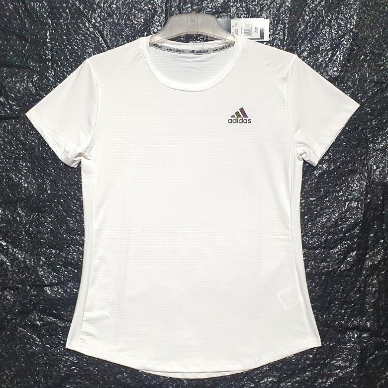 KAOS IMPORT WANITA ADIDAS WARNA OLAHRAGA LADIES RUNNING TRAINING NEW