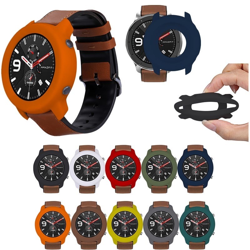 Silicon Case Bumper Xiaomi Huami Amazfit GTR 47mm pelindung casing