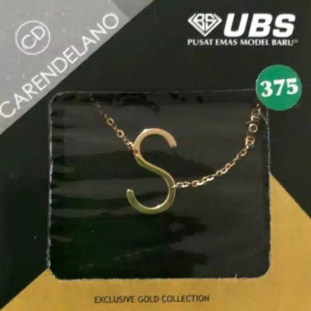 Gelang carendelano ubs huruf S